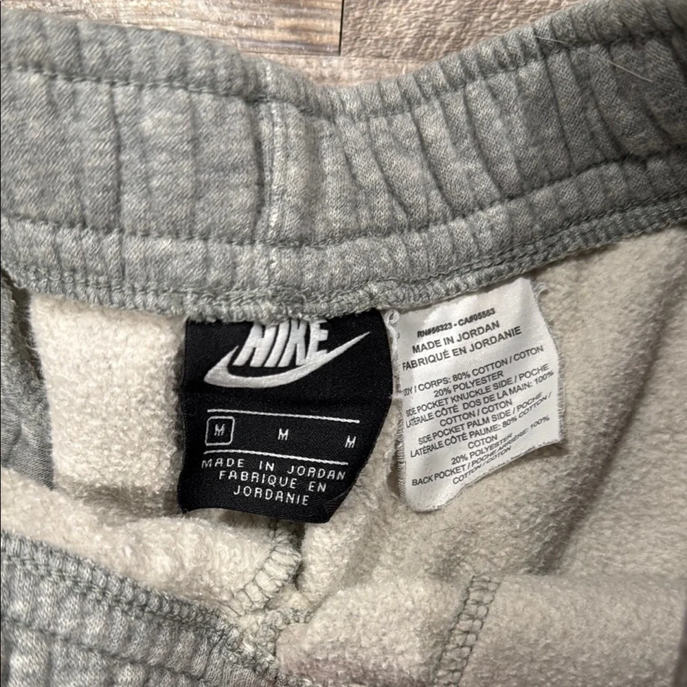 Nike Gray Athletic Shorts with Elastic Waistband